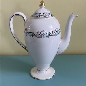 Vintage Mid-Century Myott Staffordshire China Lyke Coffeepot Teapot Oakwood M767